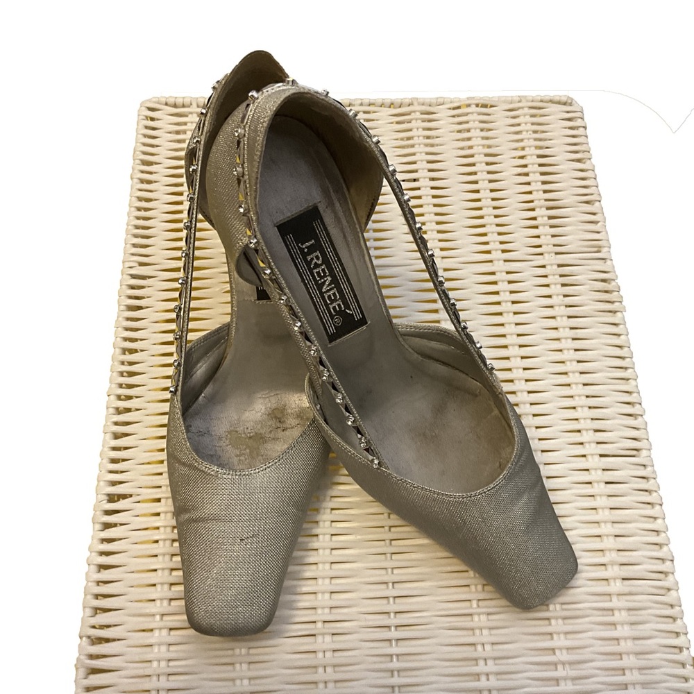 J.Renee Elegant Silver Heels